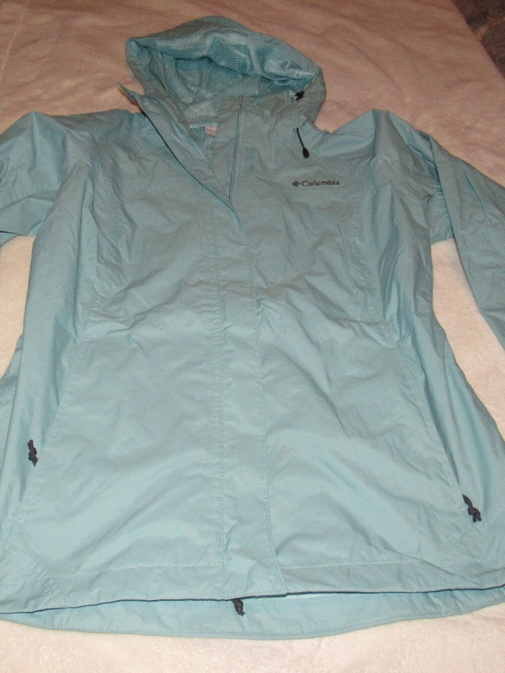 Columbia Arcadia II Rain Jacket light Teal Size Medium